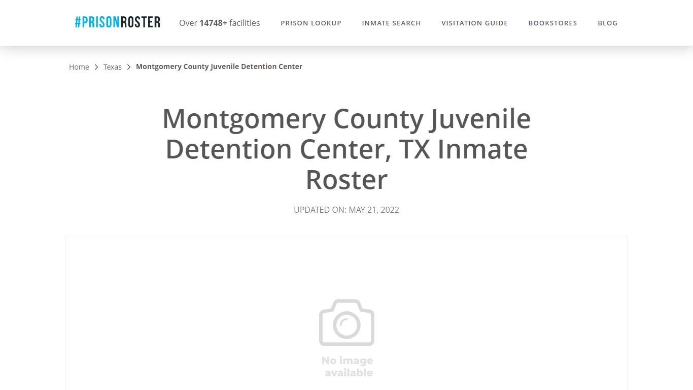 Montgomery County Juvenile Detention Center, TX Inmate Roster